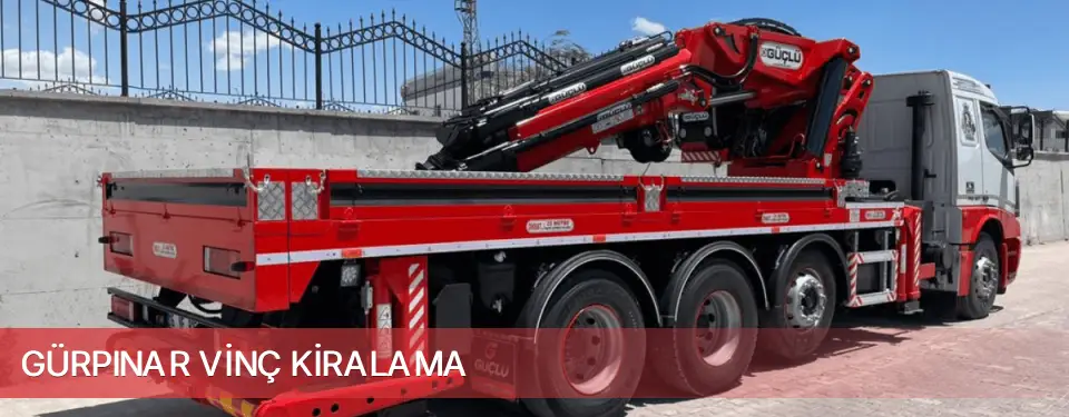 Gürpınar İlçemi Vinç Kiralama